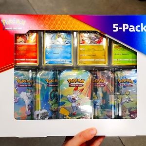 Pokemon mini tins 5 packs